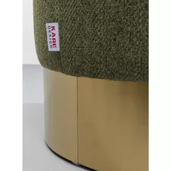 KARE Design Sitzbänke-Hocker Cherry Lina Grun Brass O35Cm