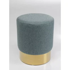 KARE Design Sitzbänke-Hocker Cherry Lina Hellbau Brass O35Cm