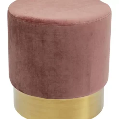 KARE Design Sitzbänke-Hocker Cherry Rose Brass O45Cm