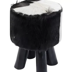 KARE Design Sitzbänke-Hocker Flint Stone Schwarz O35Cm