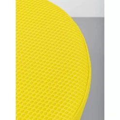 KARE Design Sitzbänke-Hocker Jody Gelb Mesh Schwarz O35Cm