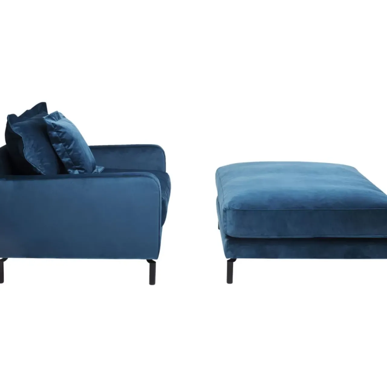 KARE Design Sitzbänke-Hocker Lullaby Petrol
