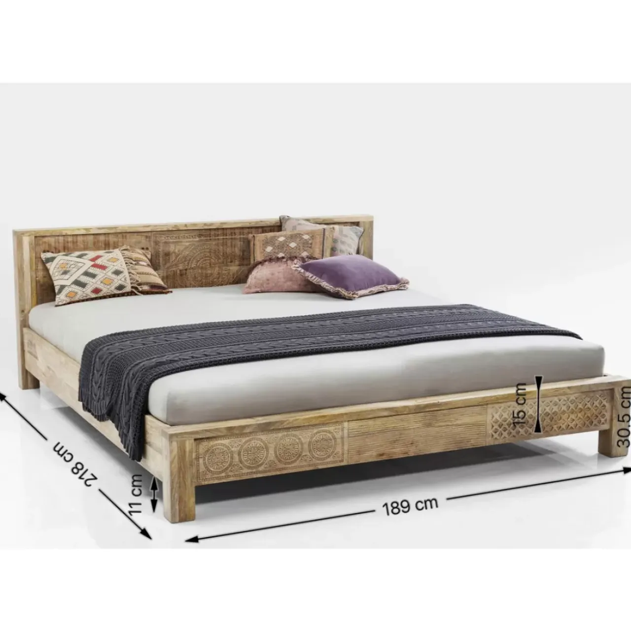 KARE Design Betten-Holzbett Puro 180X200Cm