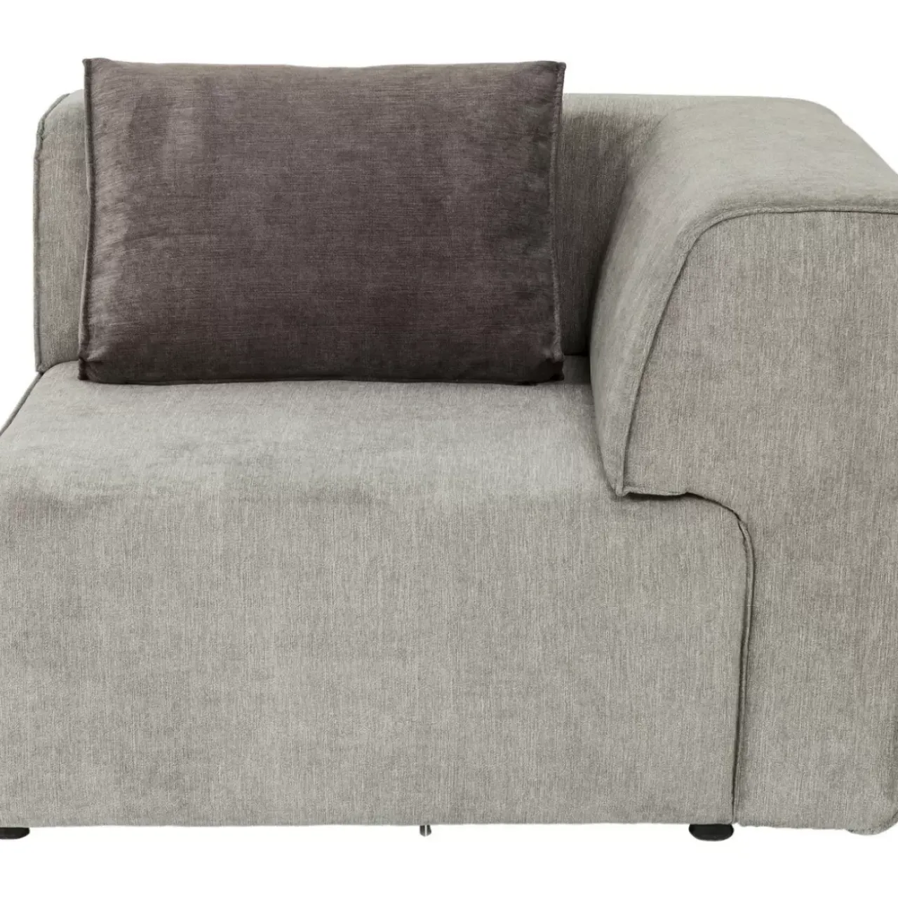 KARE Design Sofas & Couches-Infinity Ecke 100 Elements Grau Rechts
