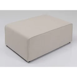 KARE Design Sitzbänke-Infinity Hocker Elements Creme 68X100Cm