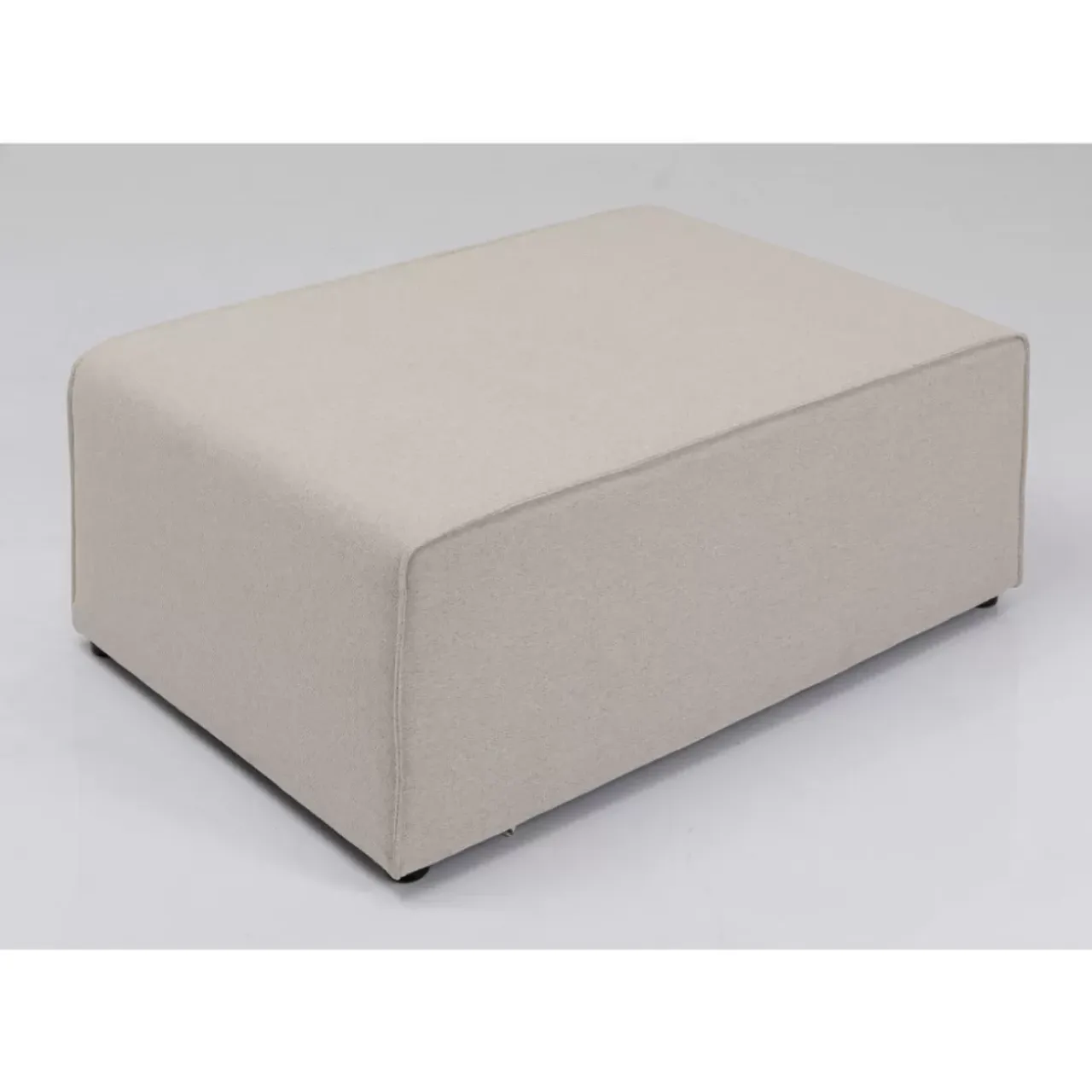 KARE Design Sitzbänke-Infinity Hocker Elements Creme 68X100Cm