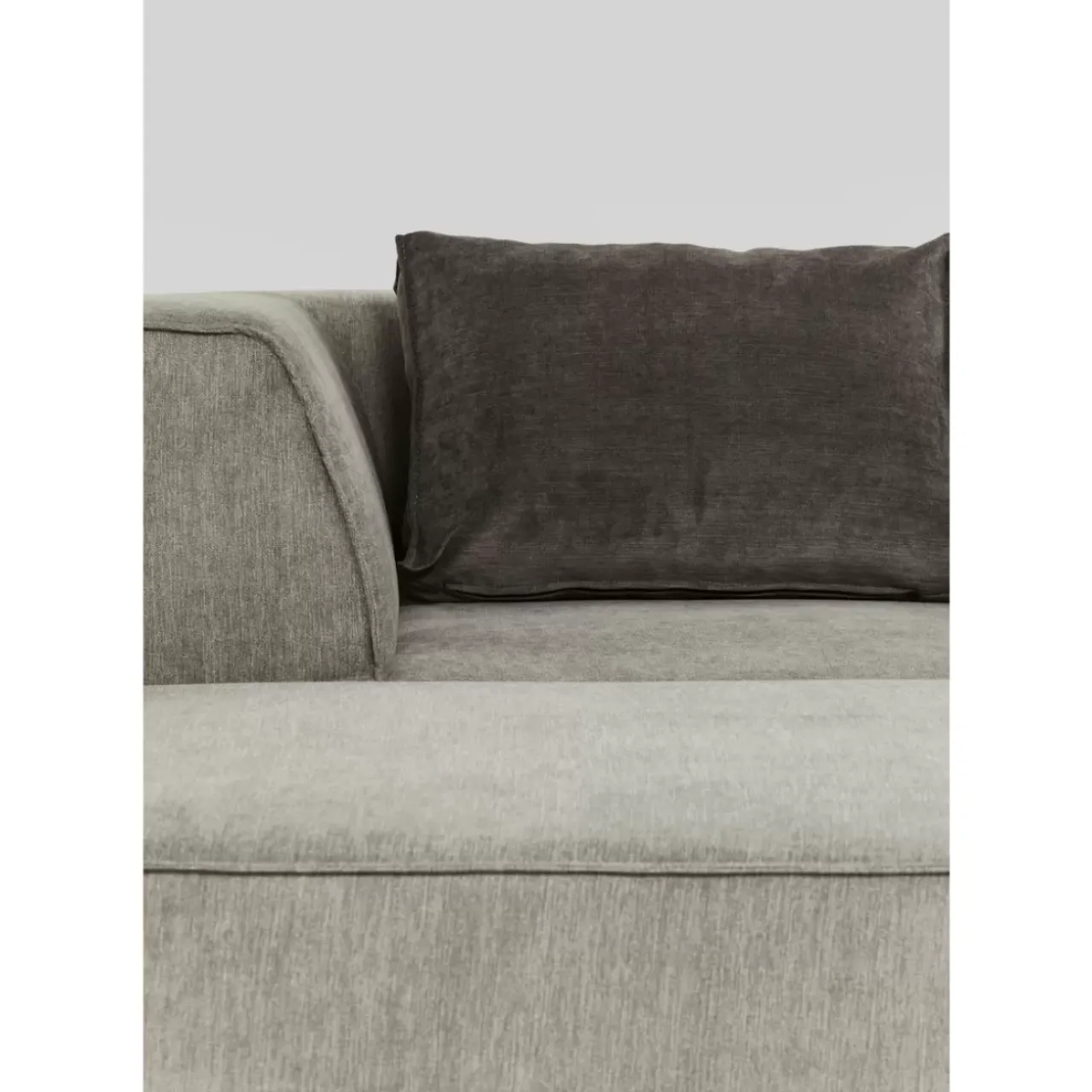 KARE Design Sofas & Couches-Infinity Ottomane Elements Grau Links