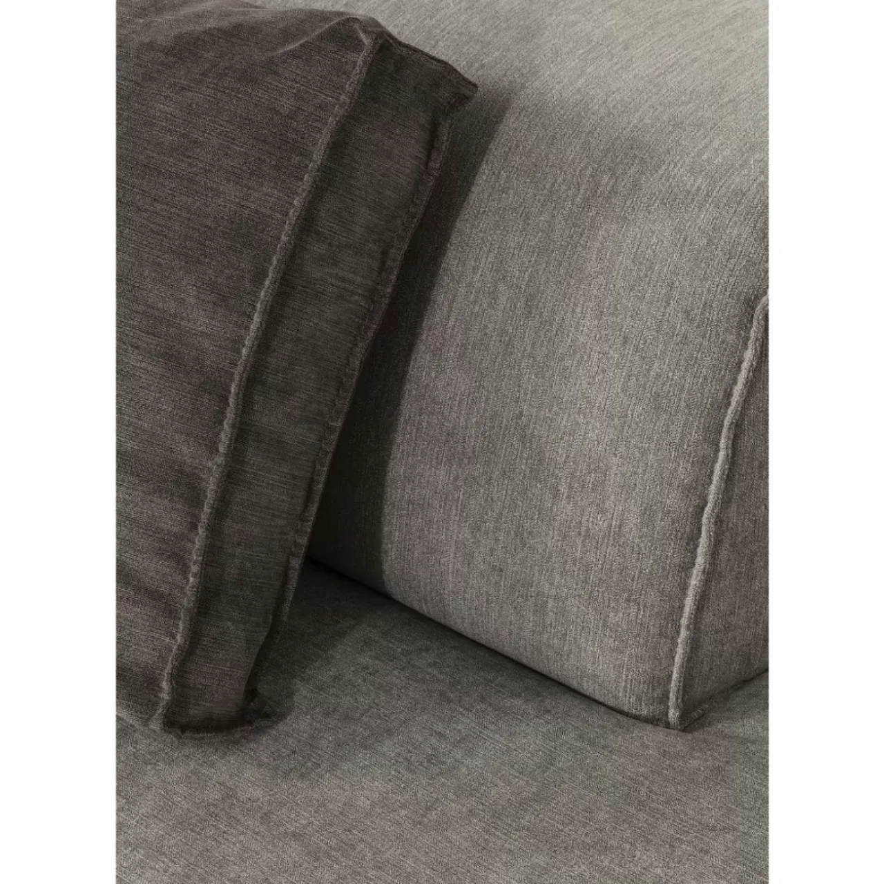 KARE Design Sofas & Couches-Infinity Ottomane Semi Elements Grau Links