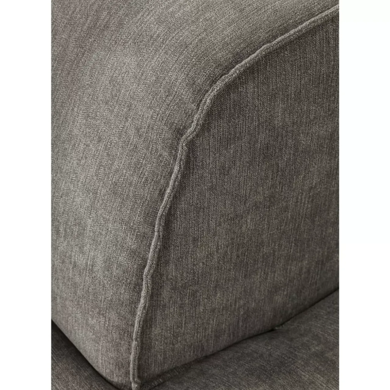 KARE Design Sofas & Couches-Infinity Ottomane Semi Elements Grau Rechts