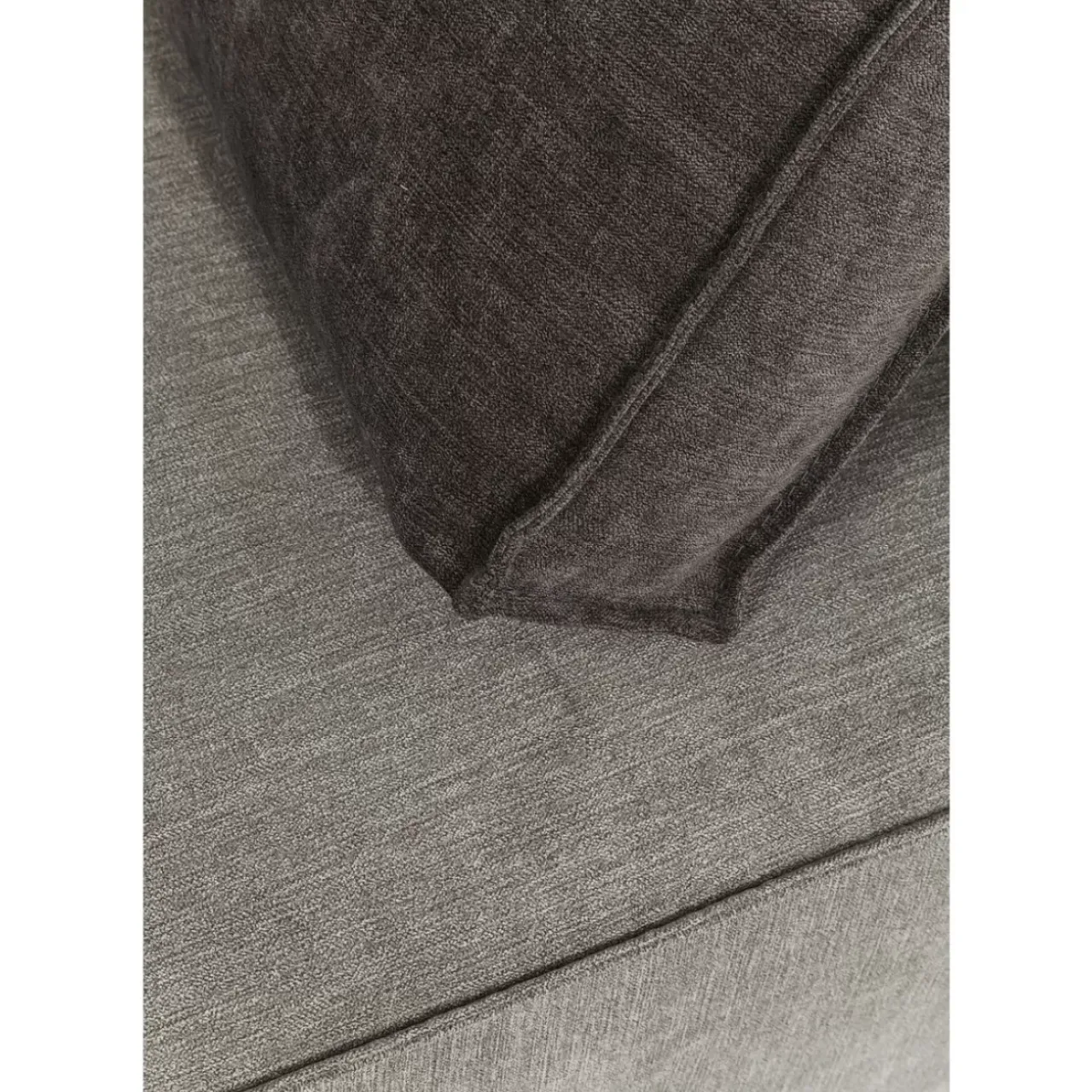KARE Design Sofas & Couches-Infinity Ottomane Semi Elements Grau Rechts
