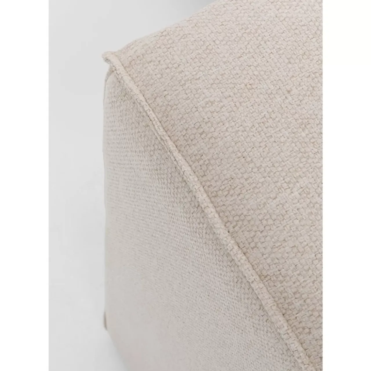 KARE Design Sofas & Couches-Infinity Ottomane Semi Elements Creme Rechts 120Cm