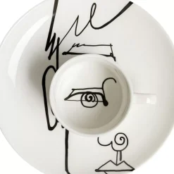 KARE Design Geschirr & Tischaccessoires-Kaffeetasse Viso Uomo (2/Tlg.)