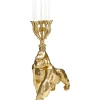 KARE Design Kerzenständer & Laternen-Kerzenständer Gorilla Gold