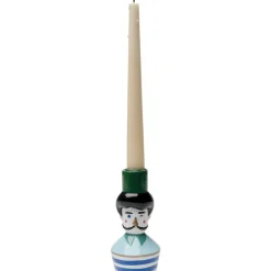 KARE Design Kerzenständer & Laternen-Kerzenständer Monsieur Mustache 16Cm