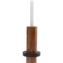 KARE Design Kerzenständer & Laternen-Kerzenständer Wood Zylinder 25Cm