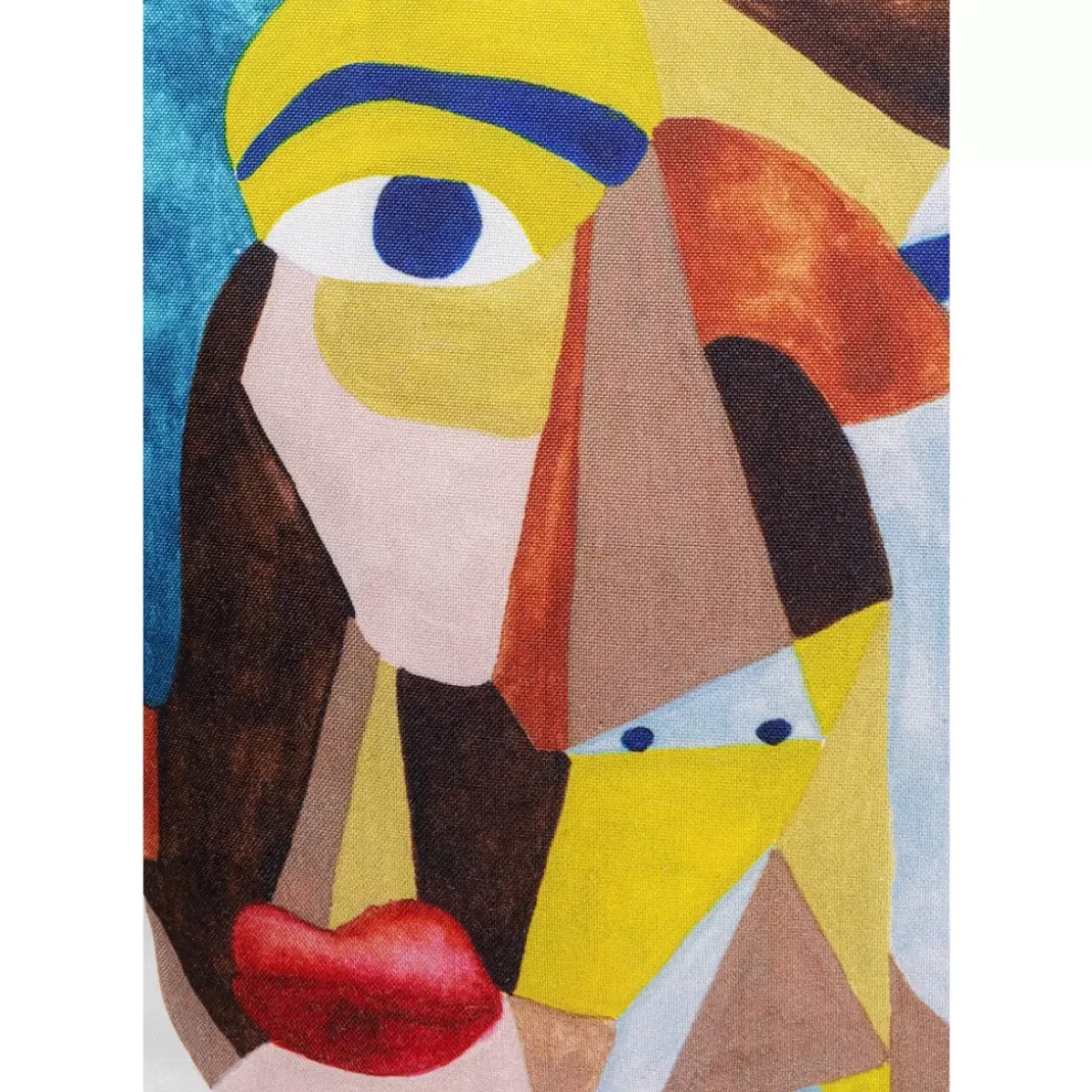 KARE Design Kissen-Kissen Artistic Face 45X45Cm
