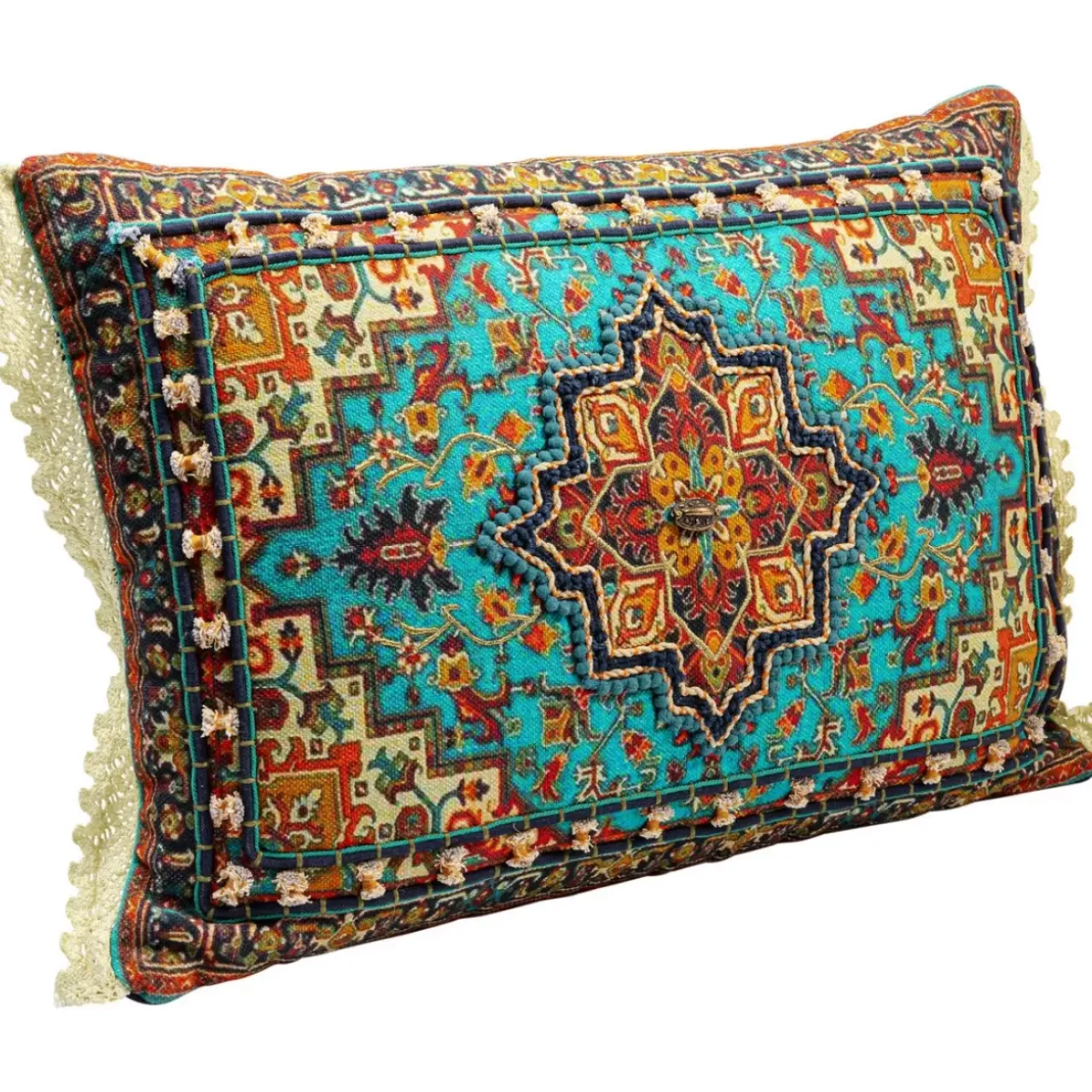 KARE Design Kissen-Kissen Boho Antike 37X57