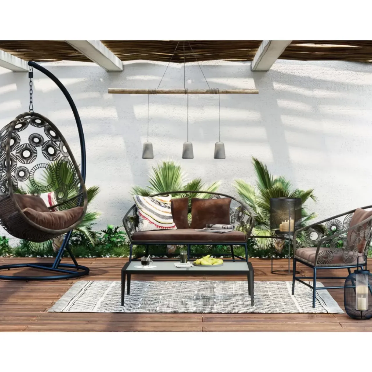 KARE Design Kissen-Kissen Ethno Earth 50X50Cm