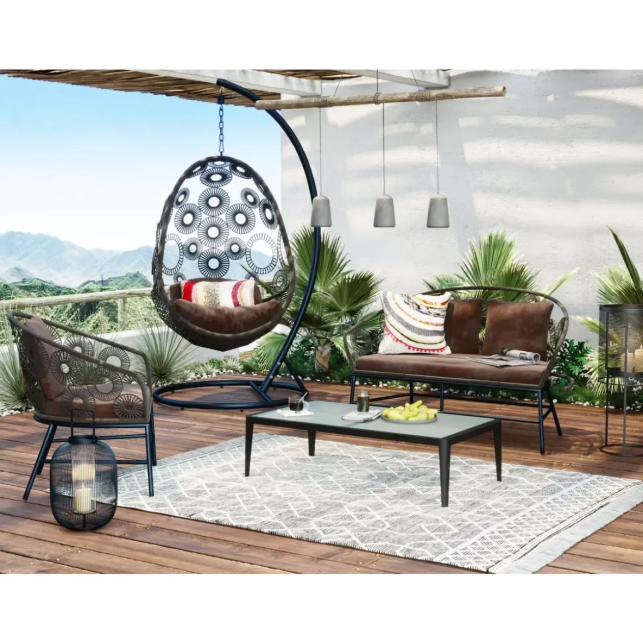 KARE Design Kissen-Kissen Ethno Earth 50X50Cm
