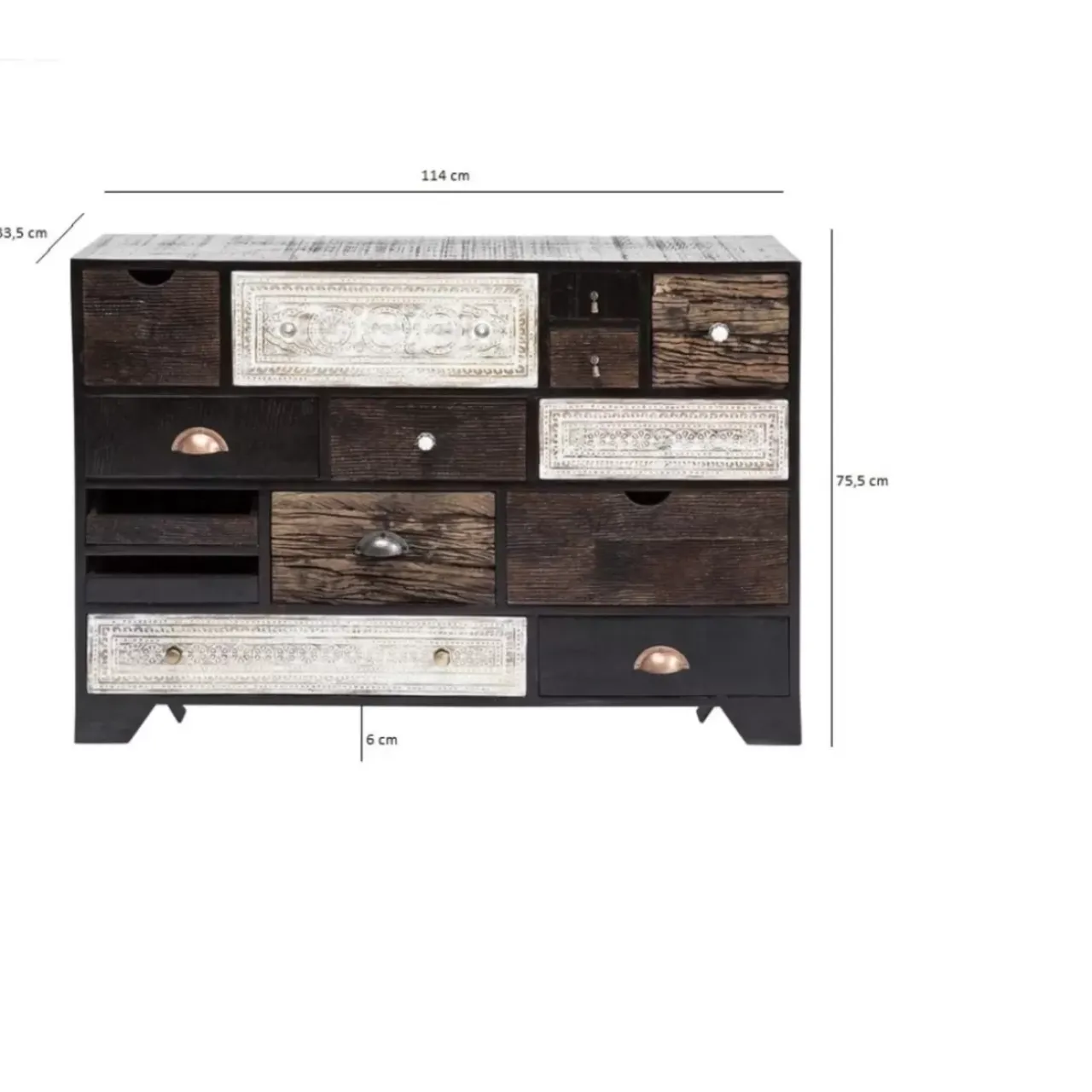 KARE Design Kommoden & Sideboards-Kommode Finca 14 Schube