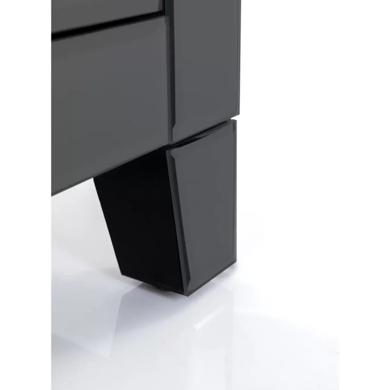KARE Design Kommoden & Sideboards-Kommode Klein Luxury Push 2 Schube Grau