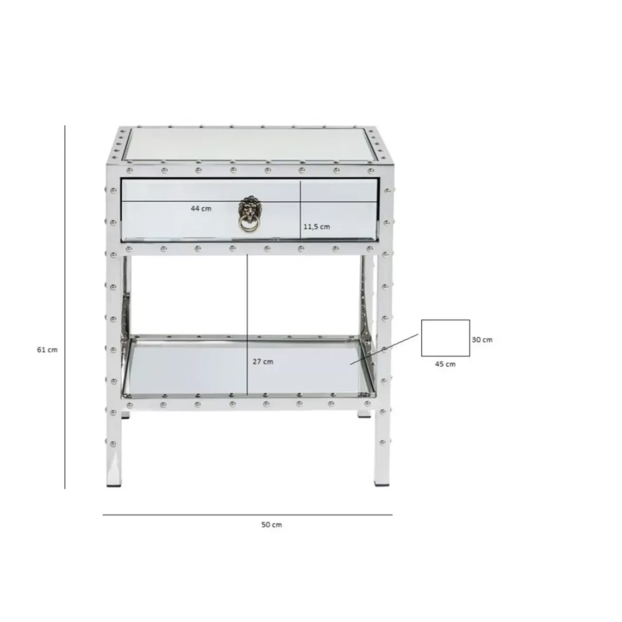 KARE Design Kommoden & Sideboards-Kommode Klein Rivet