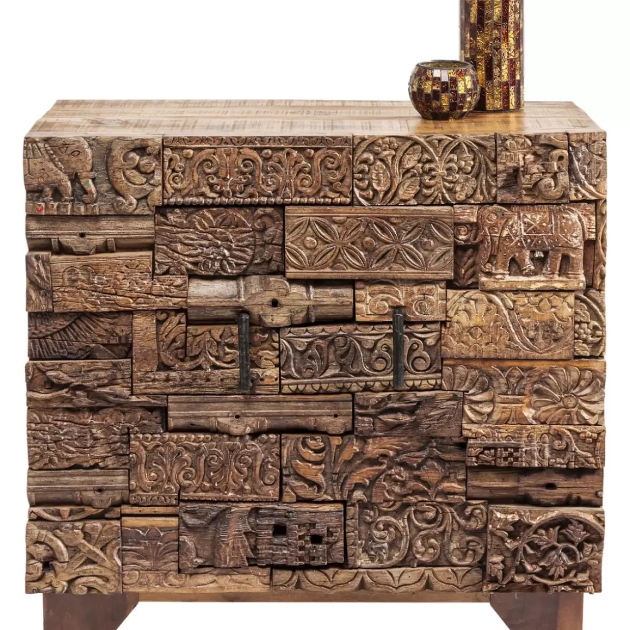 KARE Design Kommoden & Sideboards-Kommode Shanti Surprise Puzzle Nature