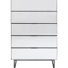 KARE Design Kommoden & Sideboards-Kommode Soran 5 Schube Schwarz 65X114Cm