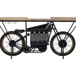 KARE Design Kommoden & Sideboards-Konsole Motorbike Schwarz