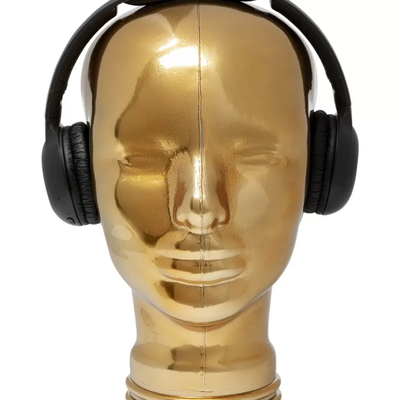 KARE Design Deko & Geschenkartikel-Kopfhorerstander Gold Metallic