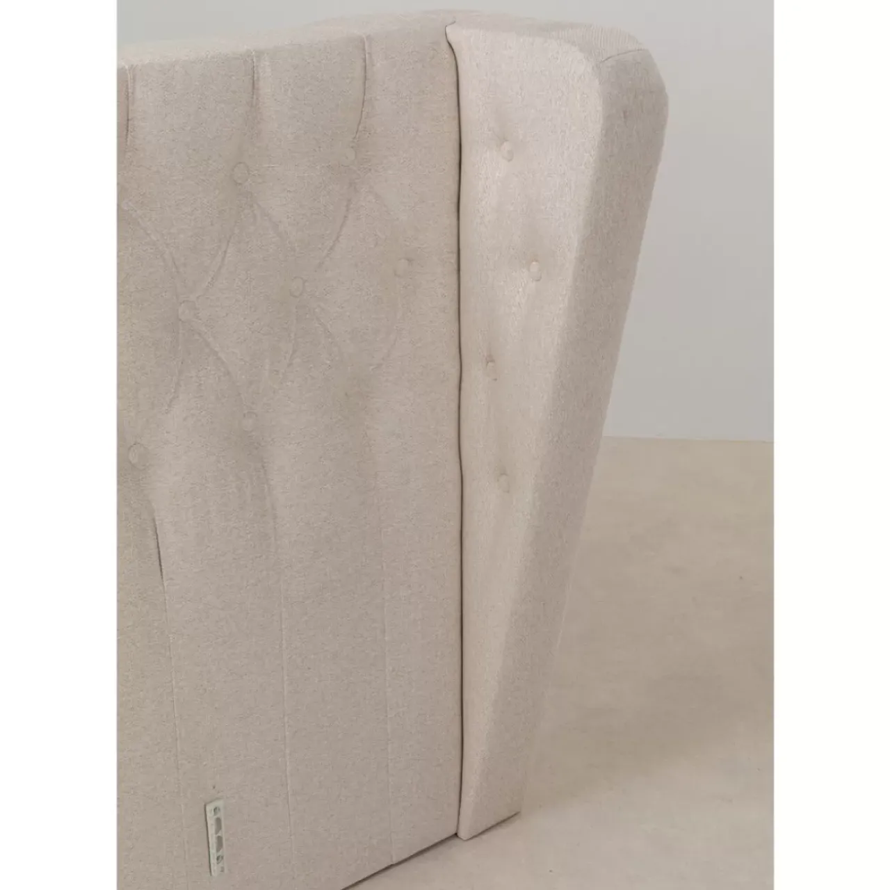 KARE Design Betten-Kopfteil Benito Moon Creme 160Cm