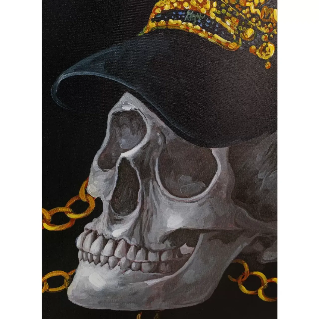 KARE Design Bilder-Leinwandbild Skull Gang 90X120