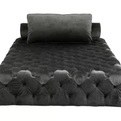 KARE Design Sofas & Couches-Liege Bottone Velvet Grau