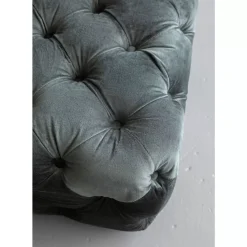 KARE Design Sofas & Couches-Liege Bottone Velvet Grau