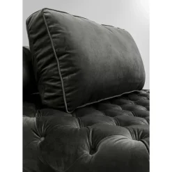 KARE Design Sofas & Couches-Liege Bottone Velvet Grau