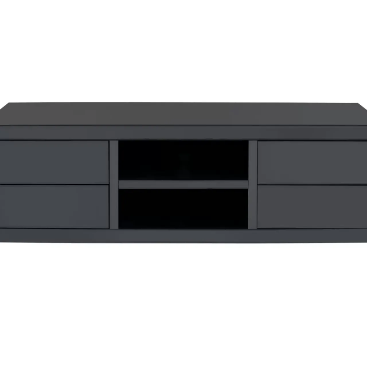 KARE Design Kommoden & Sideboards-Lowboard Luxury Push Grau 140X50Cm