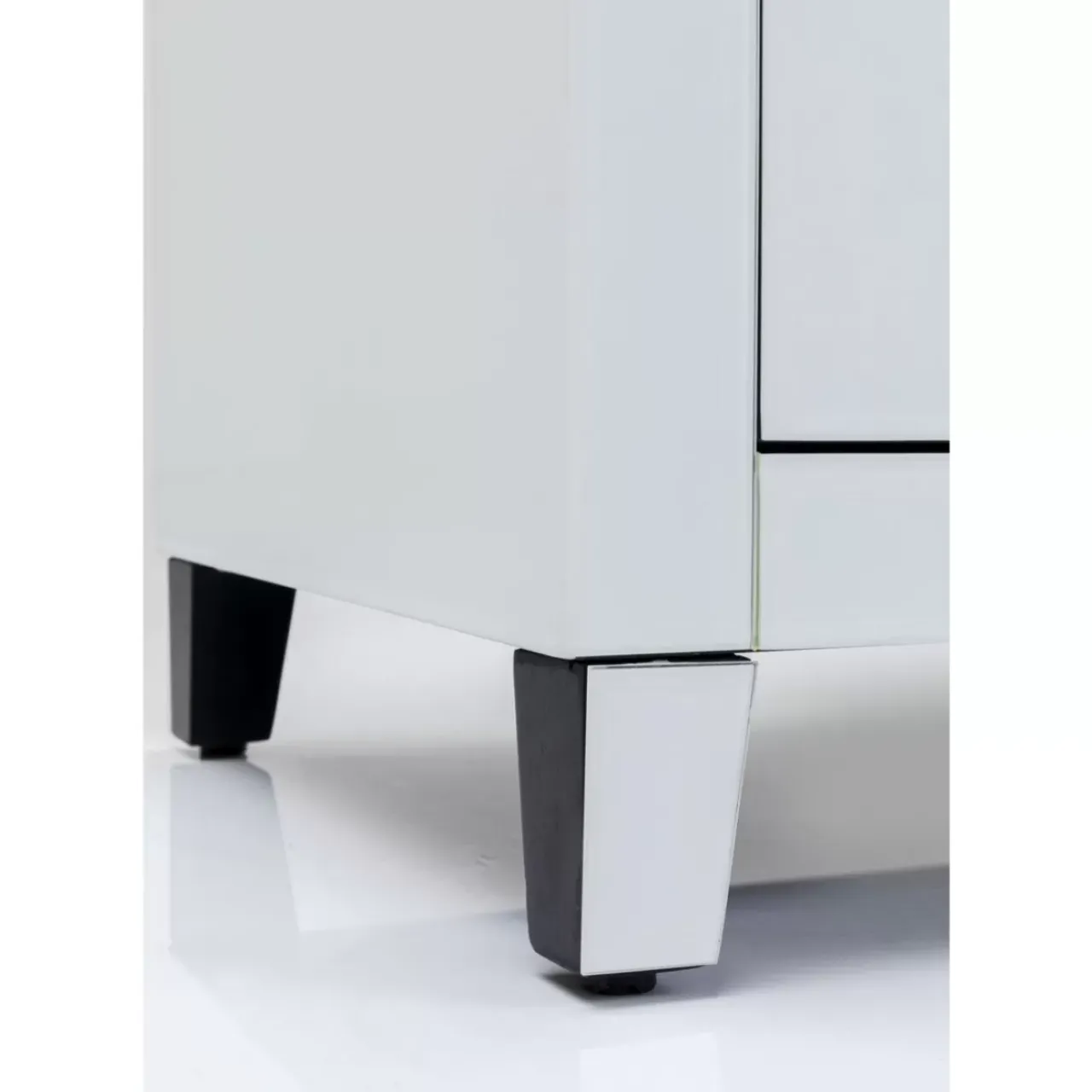 KARE Design Kommoden & Sideboards-Lowboard Luxury Push Weiss 140X50Cm