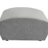 KARE Design Sofas & Couches-Lucca Hocker Grau 76Cm