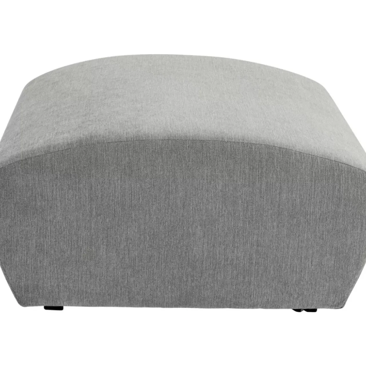 KARE Design Sofas & Couches-Lucca Hocker Grau 76Cm
