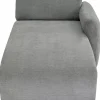 KARE Design Sofas & Couches-Lucca Ottomane Elements Grau Rechts 90Cm