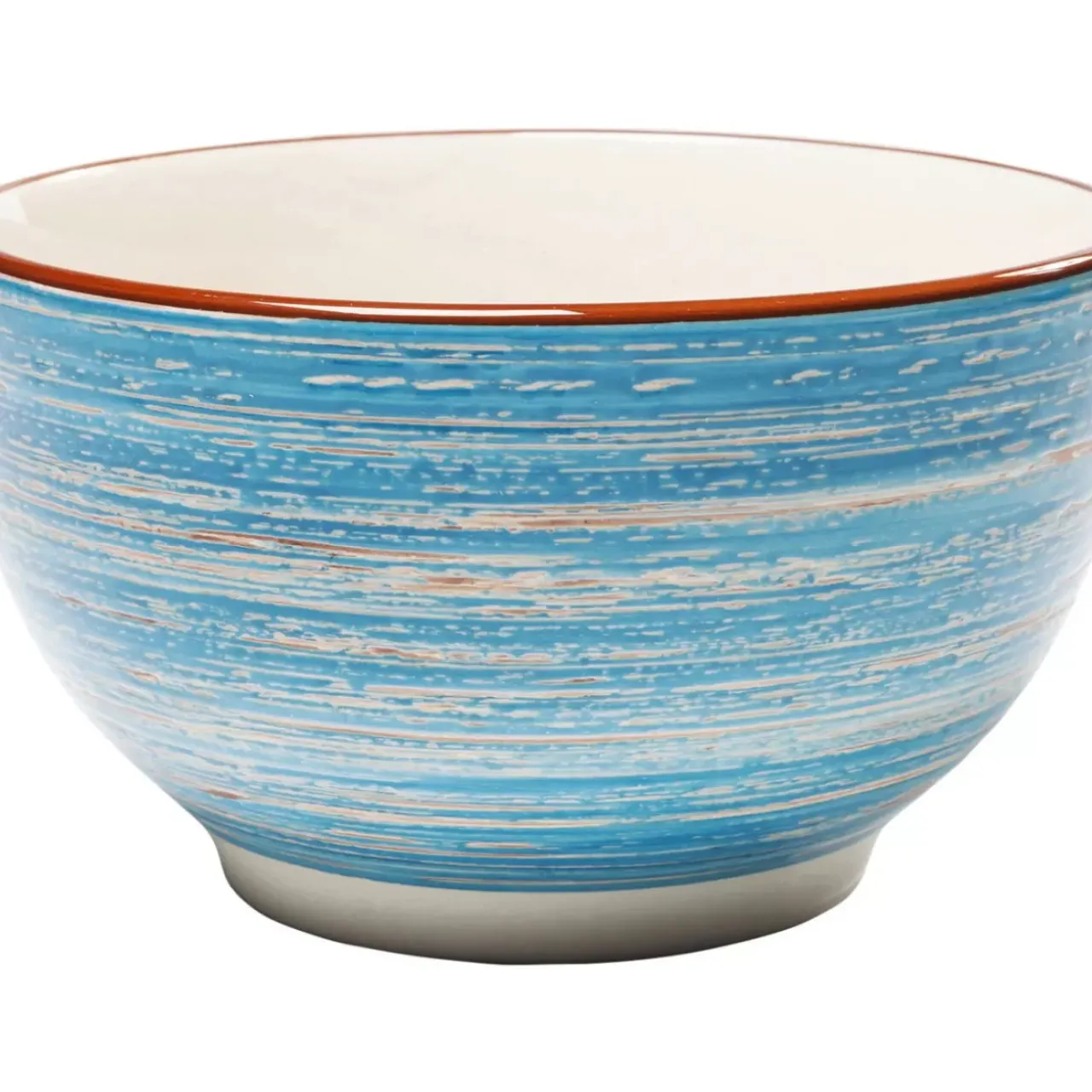 KARE Design Geschirr & Tischaccessoires-Muslischale Swirl Blau O14Cm