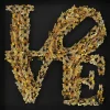KARE Design Bilder-Objektbild Love Butterfly 90X90Cm