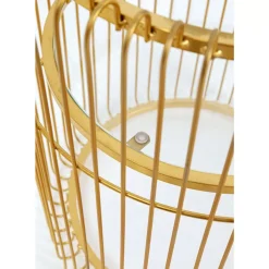 KARE Design Aufbewahrung & Ordnung-Pflanzenstander Wire Gold 44Cm