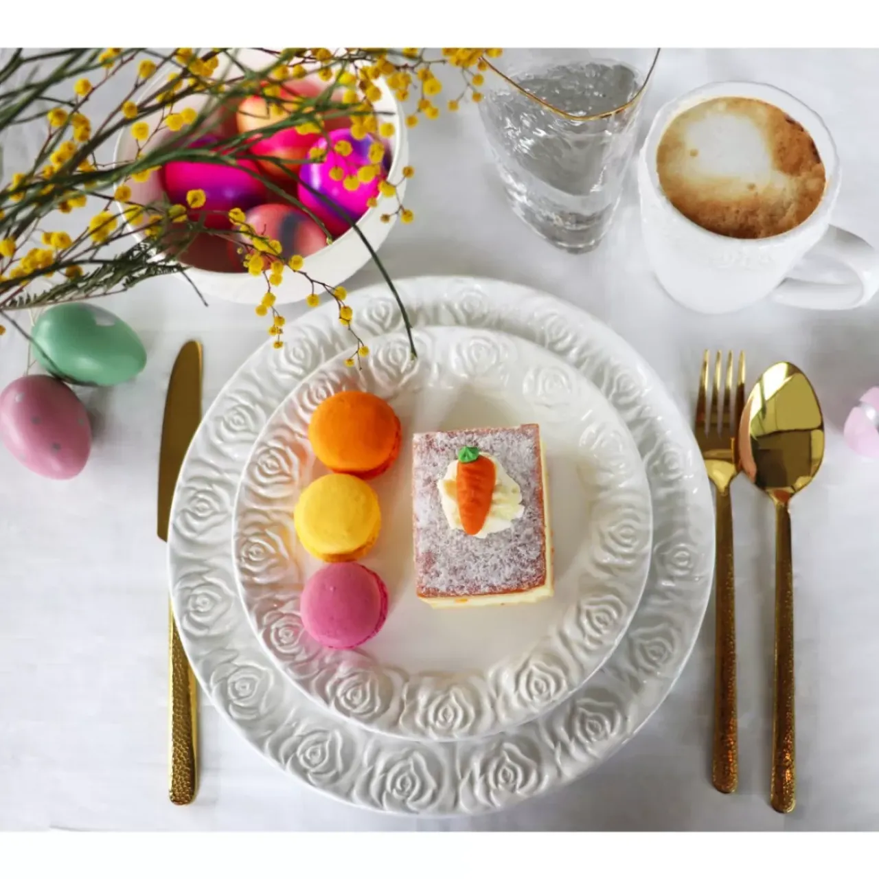 KARE Design Geschirr & Tischaccessoires-Platzteller Rosa O35