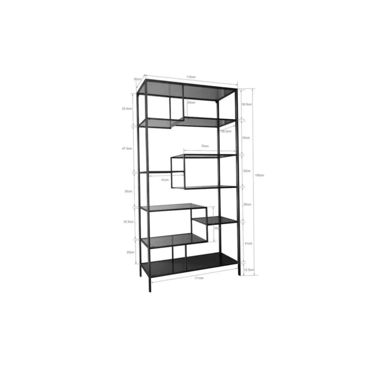 KARE Design Regale-Regal Loft Gold 195X115