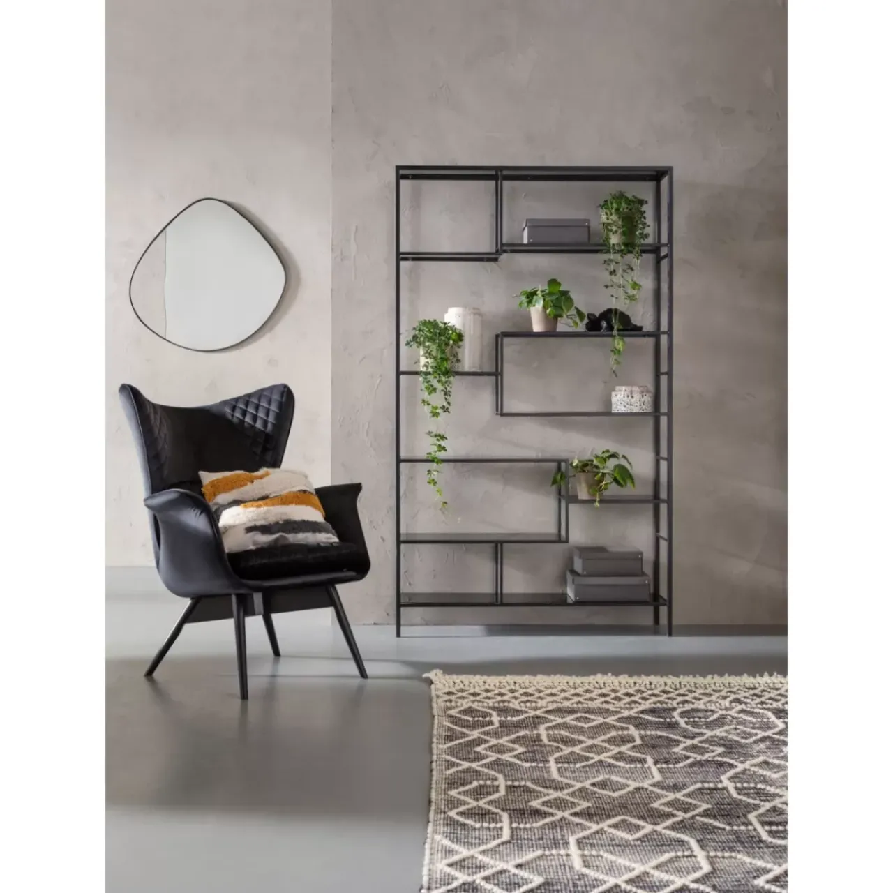 KARE Design Regale-Regal Loft Schwarz 195X115
