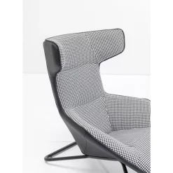 KARE Design Sessel-Relaxsessel Granada Schwarz Weiss