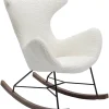 KARE Design Sessel-Schaukelsessel Balance Weiss