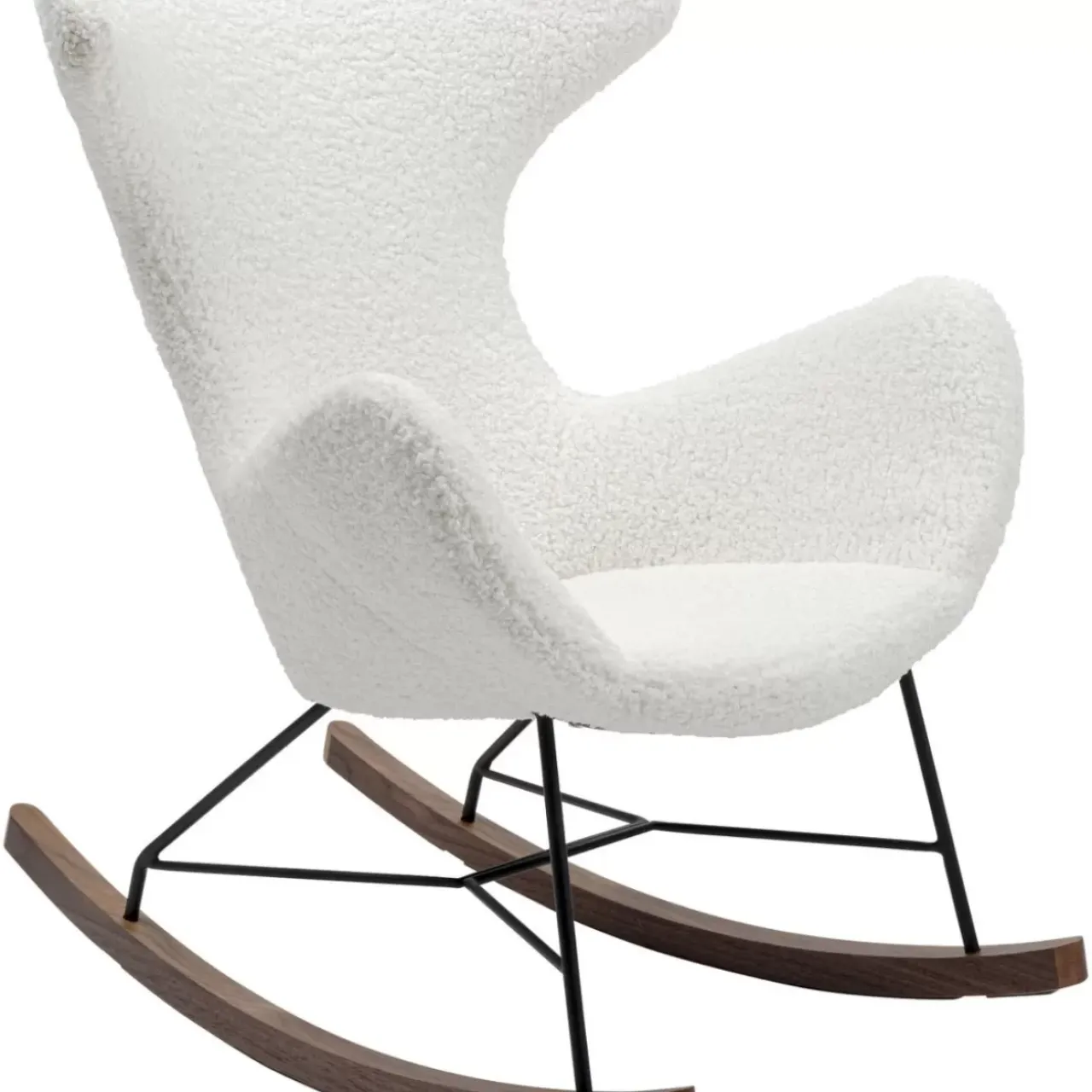 KARE Design Sessel-Schaukelsessel Balance Weiss