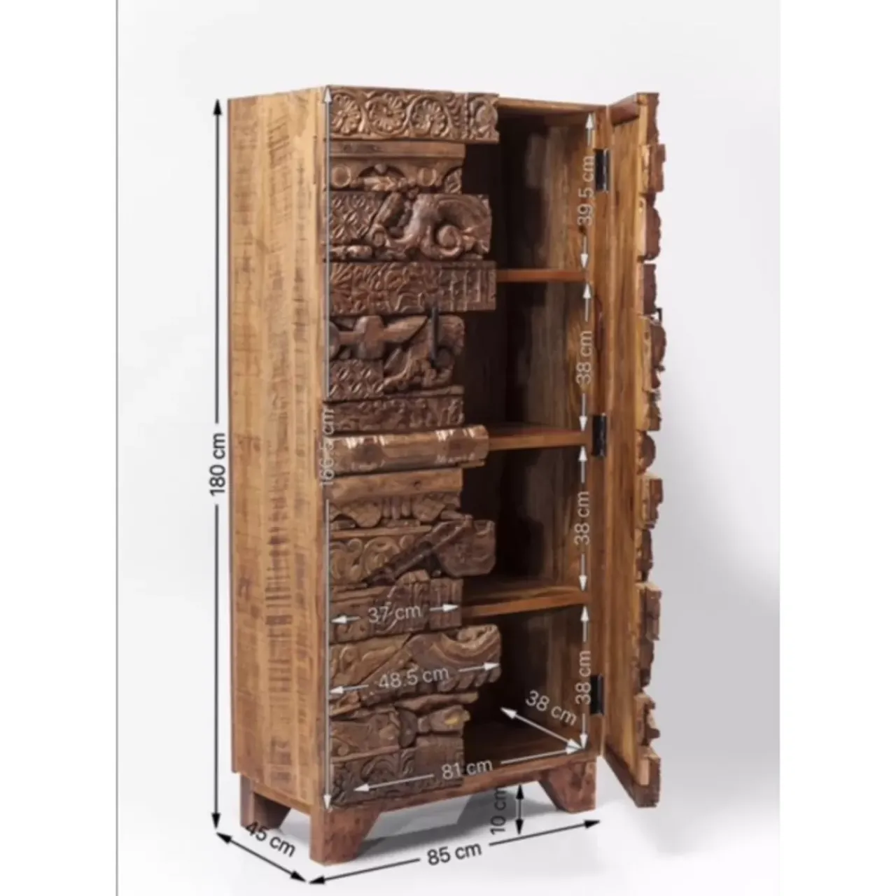 KARE Design Regale-Schrank Shanti Surprise Puzzle Nature 2Trg.